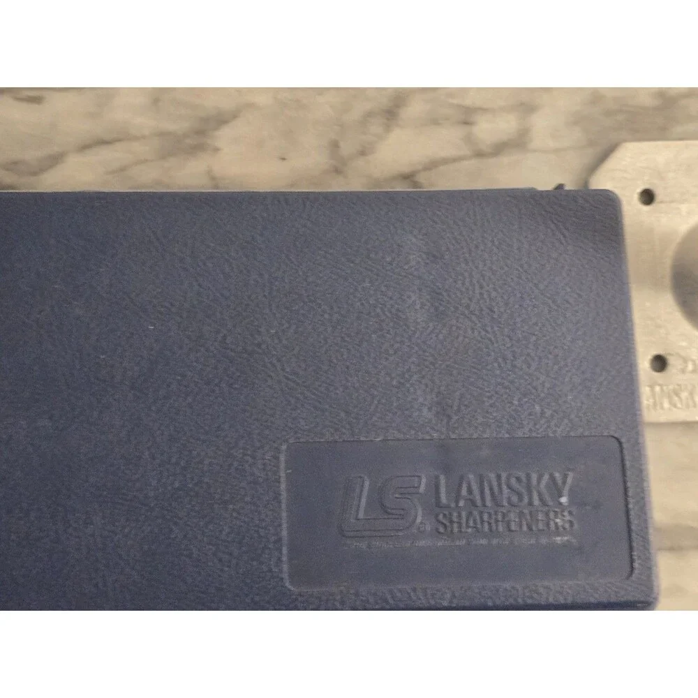 Lansky Deluxe 5-Stone Sharpener System Case Oil LM007 Pedestal Mount Precision